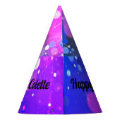 ハッピーバースデー体操パーソナライズされたパーティー帽子 パーティーハット (裏面)