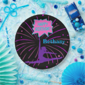 ハッピーバースデー体操パーソナライズされた ペーパープレート (パーティー)