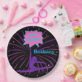 ハッピーバースデー体操パーソナライズされた ペーパープレート (パーティー)