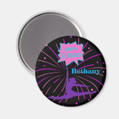 ハッピーバースデー体操パーソナライズされた マグネット (正面/裏面)