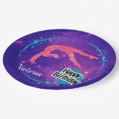 ハッピーバースデー体操銀河系転倒 ペーパープレート (アングル)