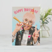 ハッピーバースデー保ITサッシー誕生日 シーズンカード (スタンド正面)