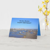 ハッピーバースデー兄弟 カード (黄色い花)