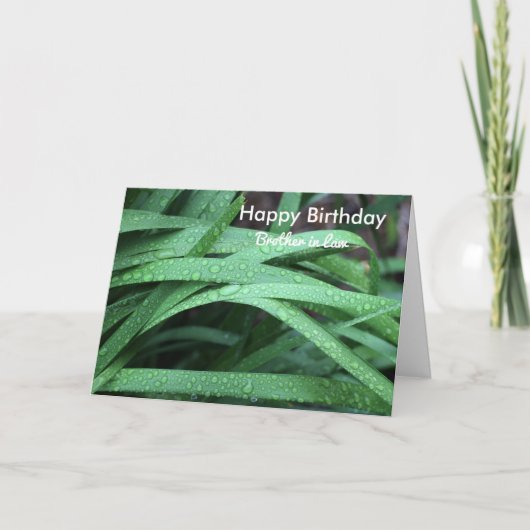 ハッピーバースデー兄弟 カード (正面)