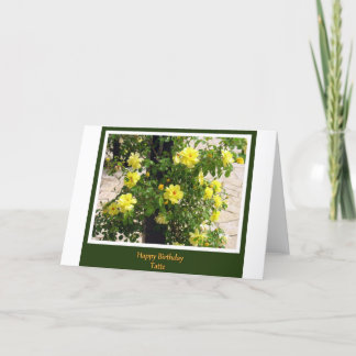 ハッピーバースデー入れ墨 カード