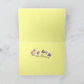 ハッピーバースデー再生グリーティングカード カード (内部)