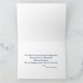 ハッピーバースデー写真ファミリーマママビックパーソナライズ カード (内部)