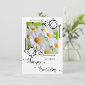 ハッピーバースデー写真 カード (スタンド正面)