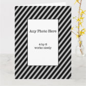 ハッピーバースデー写真 カード (黄色い花)