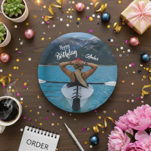 ハッピーバースデー写真 ペーパーボウル