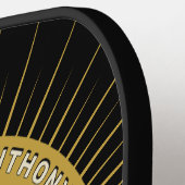 ハッピーバースデー写真Him彼女のパーソナライエレガントズ ピックルボールラケット (左詳細)