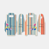 ハッピーバースデー切妻優先ボックスストライプバルーン フェイバーボックス (折り畳みなし)