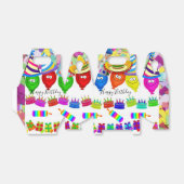 ハッピーバースデー切妻優先ボックスバルーン フェイバーボックス (折り畳みなし)