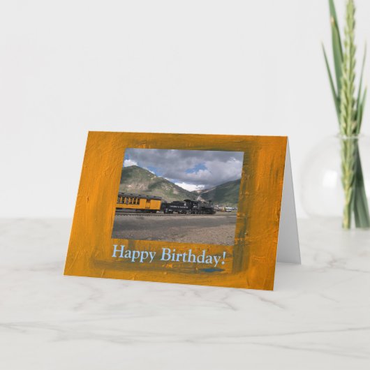 ハッピーバースデー列車 カード (正面)