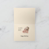 ハッピーバースデー判断おもしろいホークカード カード (内部)