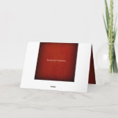 ハッピーバースデー劇的赤 カード (裏面)