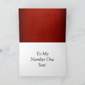 ハッピーバースデー劇的赤 カード (内部)