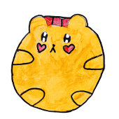 ハッピーバースデー動物漫画パーソナライズされた赤 ペーパープレート