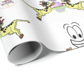 ハッピーバースデー包装紙カウカップケーキ ラッピングペーパー (ロールコーナー)