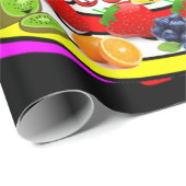 ハッピーバースデー包装紙フルーツケーキ ラッピングペーパー (ロールコーナー)