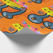 ハッピーバースデー包装紙ミュージシャン ラッピングペーパー (角)