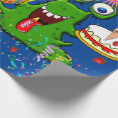 ハッピーバースデー包装紙モンスター ラッピングペーパー (角)