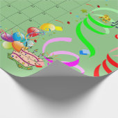 ハッピーバースデー包装紙2022年7月 ラッピングペーパー (角)