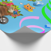 ハッピーバースデー包装紙 ビクトリアン ラッピングペーパー (角)