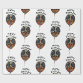 ハッピーバースデー包装紙 ラッピングペーパー (フラット)