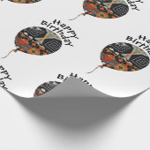 ハッピーバースデー包装紙 ラッピングペーパー (角)