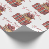 ハッピーバースデー包装紙 ラッピングペーパー (角)