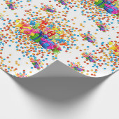 ハッピーバースデー包装紙 ラッピングペーパー (角)