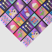 ハッピーバースデー包装紙 薄葉紙 (詳細)