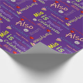 ハッピーバースデー包装紙Mia ラッピングペーパー (角)