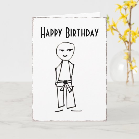 ハッピーバースデー十独グリーティングカード カード (黄色い花)