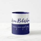 ハッピーバースデー半海軍ハーフホワイトマグカップ マグカップ (中央)