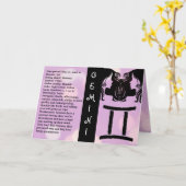 ハッピーバースデー占星術サインジェミニ カード (黄色い花)