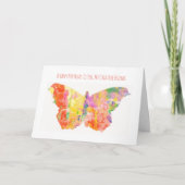 ハッピーバースデー友のクリエイティブカード カード (正面)