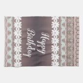 ハッピーバースデー台 キッチンタオル (横)