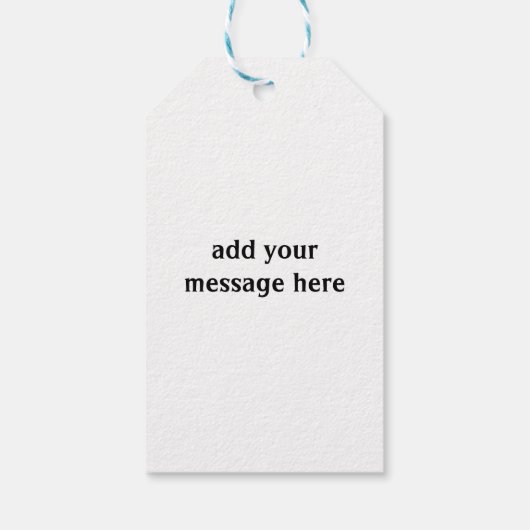 ハッピーバースデー名前をカスタムする ギフトタグ (裏面)