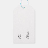 ハッピーバースデー吹アウトキャンドルヴィンテージおもしろい ギフトタグ (裏面)