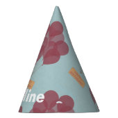 ハッピーバースデー吹パーソナライズされた球 パーティーハット (右)