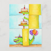 ハッピーバースデー器 ポストカード (正面)