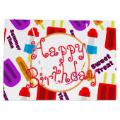 ハッピーバースデー夏期凍っていバー ラージペーパーバッグ (裏面)