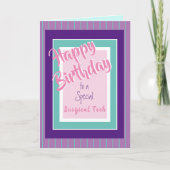 ハッピーバースデー外科用技術用挨拶カード シーズンカード (正面)