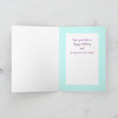 ハッピーバースデー外科用技術用挨拶カード シーズンカード (内部)