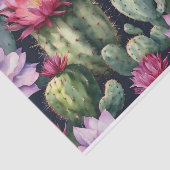 ハッピーバースデー多肉植物、サボテンの花 薄葉紙 (詳細)
