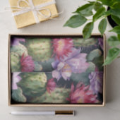 ハッピーバースデー多肉植物、サボテンの花 薄葉紙 (ギフト)