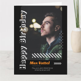 ハッピーバースデー大人の個人用挨拶 カード