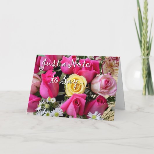 ハッピーバースデー大文字 カード (正面)